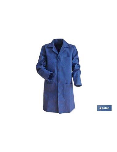 Peignoir Limeur Bleu Foncé 100% Coton T-XXXL