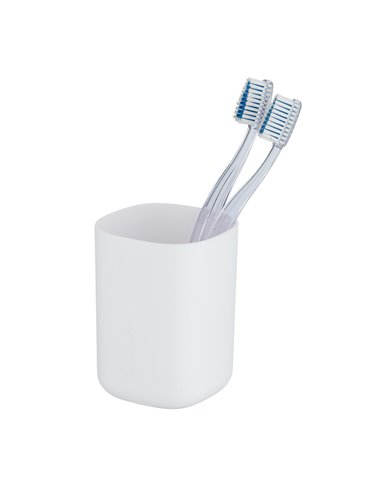 Vaso para cepillo de dientes davos blanco mate 24828100 wenko