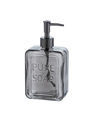 Dosificador de jabón pure soap gris 24713100 wenko