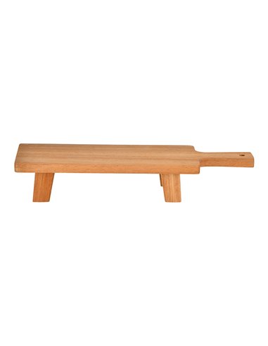 Tabla de servir de madera acacia natur sg medidas 38x11x7cm sg-4486 san ignacio