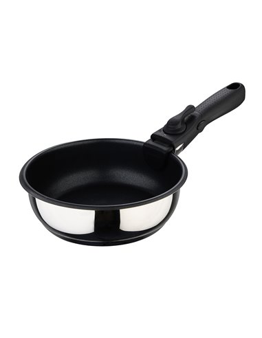 Set 3 sartenes acero inoxidable click & cook bergner