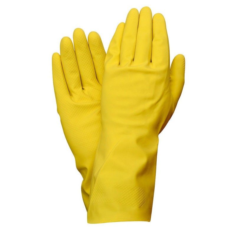 Guante Latex 100% Basic Domestico L (Par)