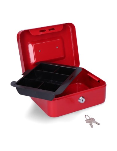 Caja de caudales cfc09 200x160x90mm rojo m13395 micel