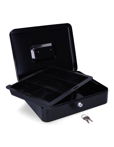 Caja de caudales cfc09 300x240x90mm negro m13402 micel