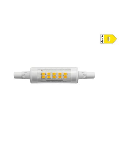 Bombilla lineal led 78mm r7s 5.5w 600lm 4000k luz dia ø1,5x7,8cm edm