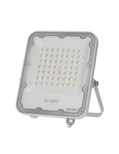 Proyector aluminio LED 30W 6500K IP65 Blanco