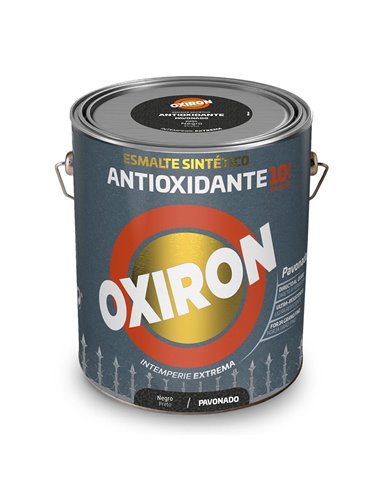 Esmalte antioxidante Oxiron pavonado negro 750ml Titan 5809047