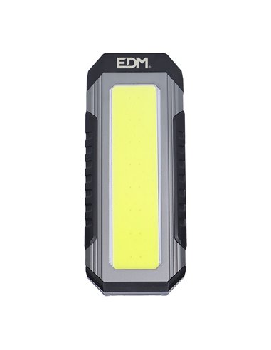 Lanterna led de alumínio 10w 3 leds 1000lm 2x2000mah EDM