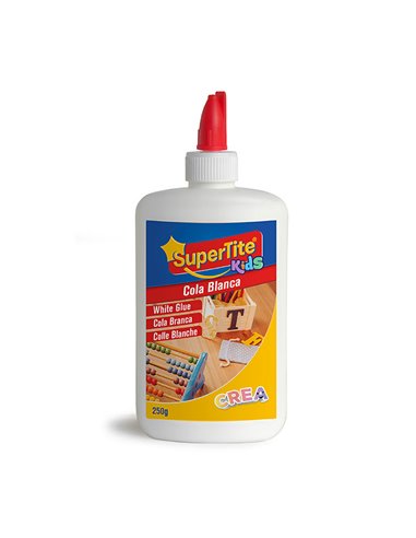 Cola blanca escolar, bote 250g A2426 Supertite