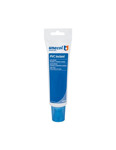 PVC instant, tubo de plástico 125ml A2575 Unecol