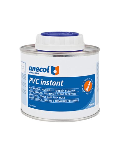 Frasco Metálico PVC Instantâneo 500ml com Pincel A2053 Unecol