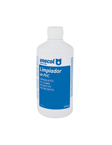 Limpiador PVC, Botella Plástico 500ml, marca Unecol