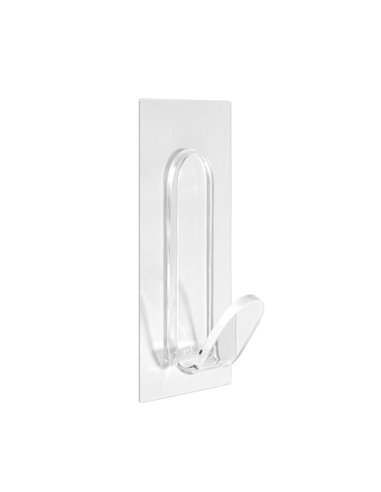 Colgador Adherente Reutilizable 'J' Transparente 1296-0 Inofix