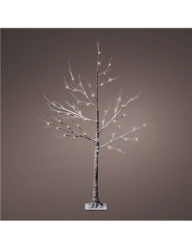 Árbol LED con efecto ramas nevadas para exterior 492348