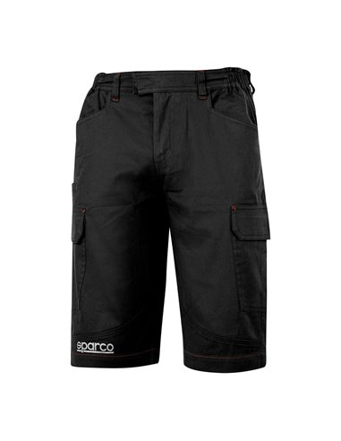 Pantalón bermuda cargo negro talla-S 02410NR1S Sparco