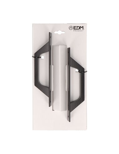 Blister de asas placa recta 6804 aluminio negro EDM