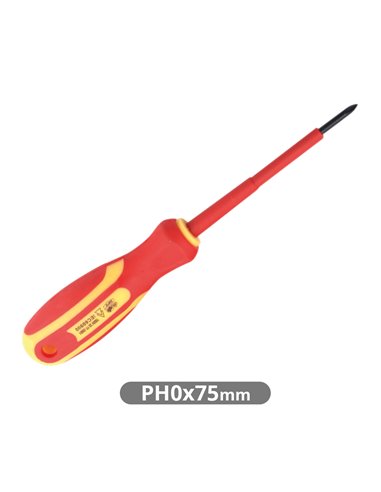 Chave de fenda isolada Philips PH0x75mm