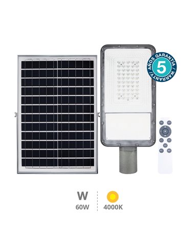 Farola solar 60W 4000K IP65 - Pro Line