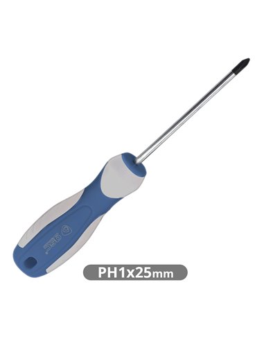 Destornillador Philips corto PH1x25mm