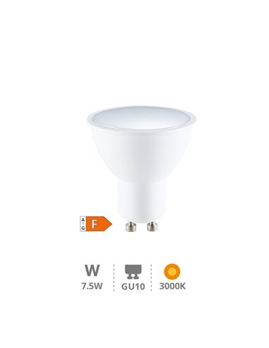 Lâmpada LED dicróica 7,5W GU10 3000K