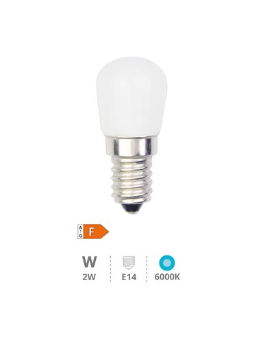 Lâmpada caldeirão LED 2W E14 6000K