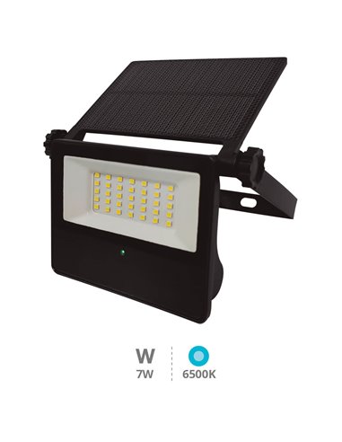 Pincho de exterior SOLAR LED 7W REGULABLE RGB sensor movimiento