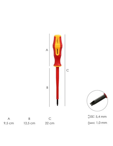 MEDID - Portapuntas magnético 6,3 x 125 mm