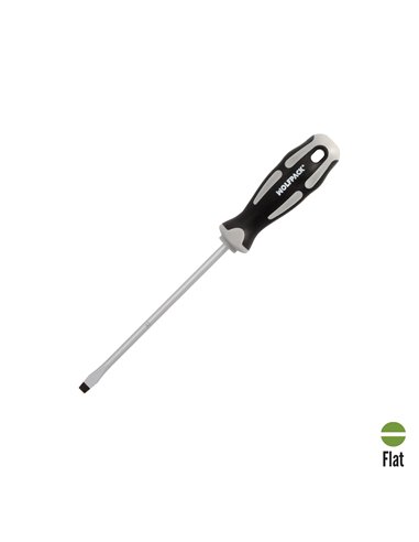 Chave de fenda plana estampada em aço S2 - 1,2 x Ø 6,5 x 150 mm