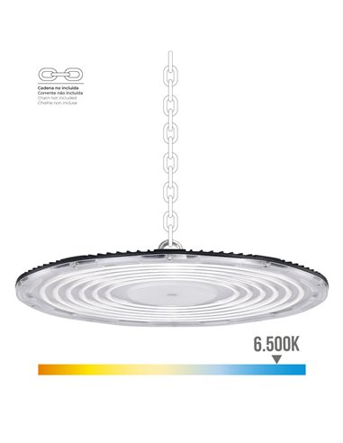 Baía alta LED 100w 10000lm 6400k 90° ip65 EDM