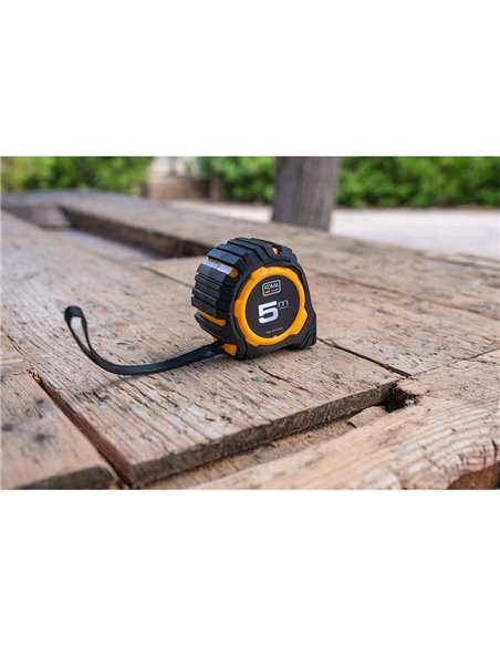 Flexometro 5m x 19mm abs standard koma tools