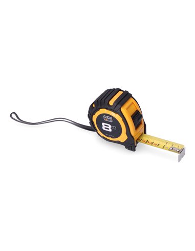 Flexometro 8m x 25mm abs standard koma tools