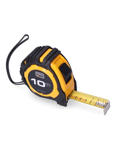 Flexometro 10m x 25mm abs standard koma tools