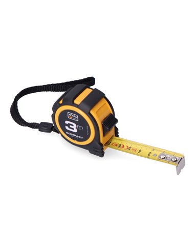 Flexometro 3m x 16mm abs compact koma tools
