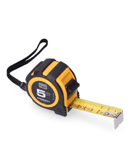 Flexometro 5m x 25mm abs compact koma tools