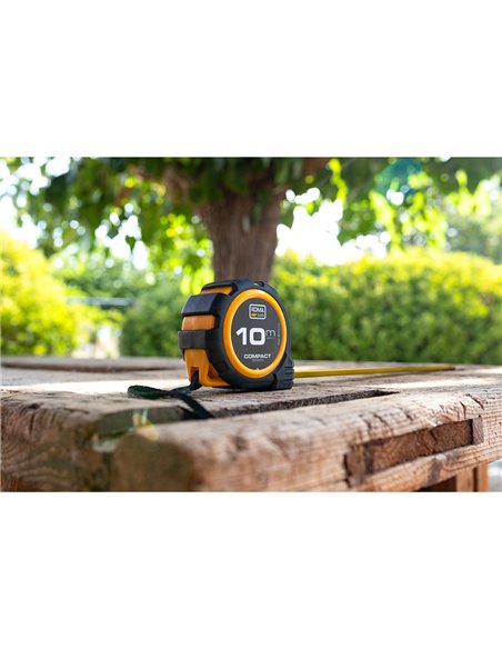 Flexometro 10m x 25mm abs compact koma tools