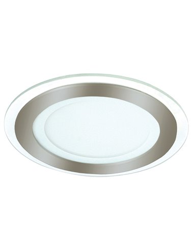 Downlight LED 12W Kairo plus redondo níquel CCT