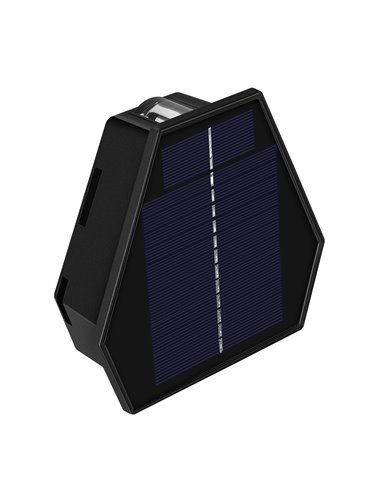 Aplique de exterior LED solar Diamante IP54 70Lm. 2CCT