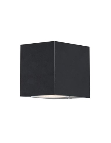 Aplique de exterior Confo Evo 1xGU10 IP44 Negro