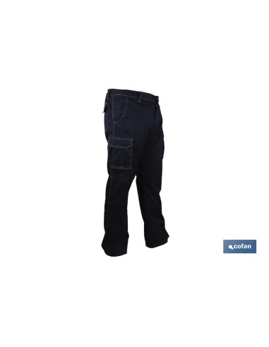 Calça Grasberg Denim Work 240g/m2 Azul Tamanho 40