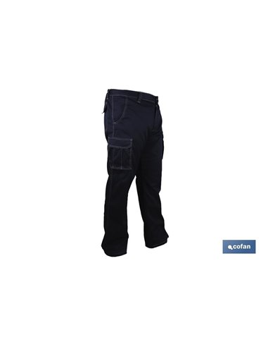 PANTALÓN DE TRABAJO TIPO DENIM MODELO GRASBERG 240 G/M2 AZUL TALLA 56