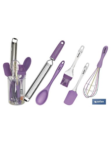 PACK DE 6  UTENSILIOS DE REPOSTERÍA GAMA VERGINI