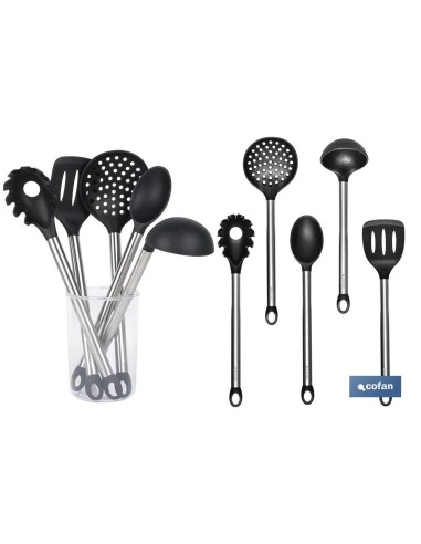 PACK DE 6 UTENSILIOS DE COCINA GAMA NEIGE