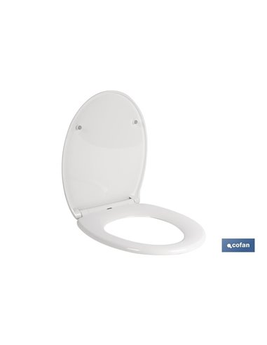 TAPA WC  FORMA OVAL LIBERACIÓN RAPIDA 44.9 X 37.5 cm