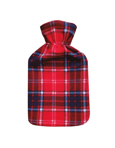 Bolsa de agua caliente 2L Cuadro escocés rojo