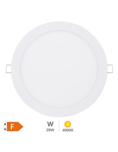 Lonbo downlight redondo LED embutido 20W 4200K Branco