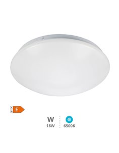 Plafoniera LED moderna 18W luce soffitto lampada tonda parete interni  cucina bagno ufficio soggiorno negozio 230V 6000K