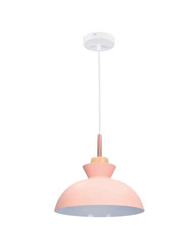 Luminária de teto suspensa Série Sompara E27 Ø280mm Rosa