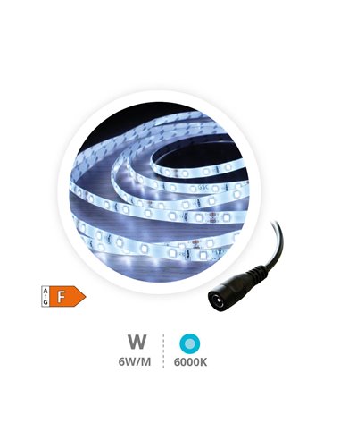 Rollo 5M TIRA LED (6W) 6000K-6500K IP44 24V