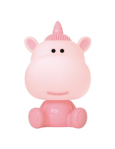 Luz de noche infantil LED Unicornio 2,5W Rosa