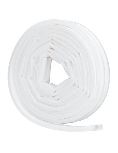 Burlete de silicona adhesivo 9mm 6M Blanco